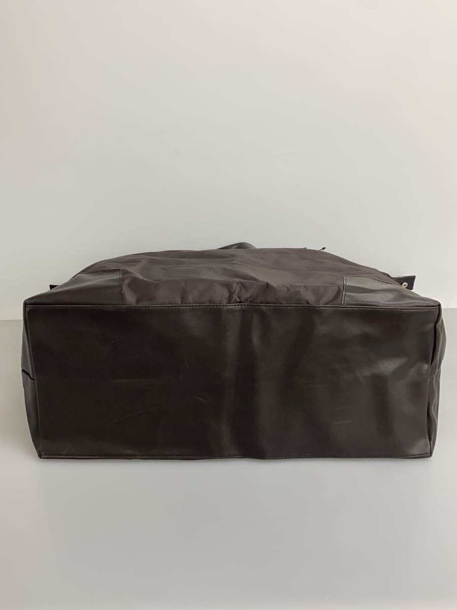 Borsa YVES SAINT LAURENT Boston nylon marrone tinta unita 4534 usata