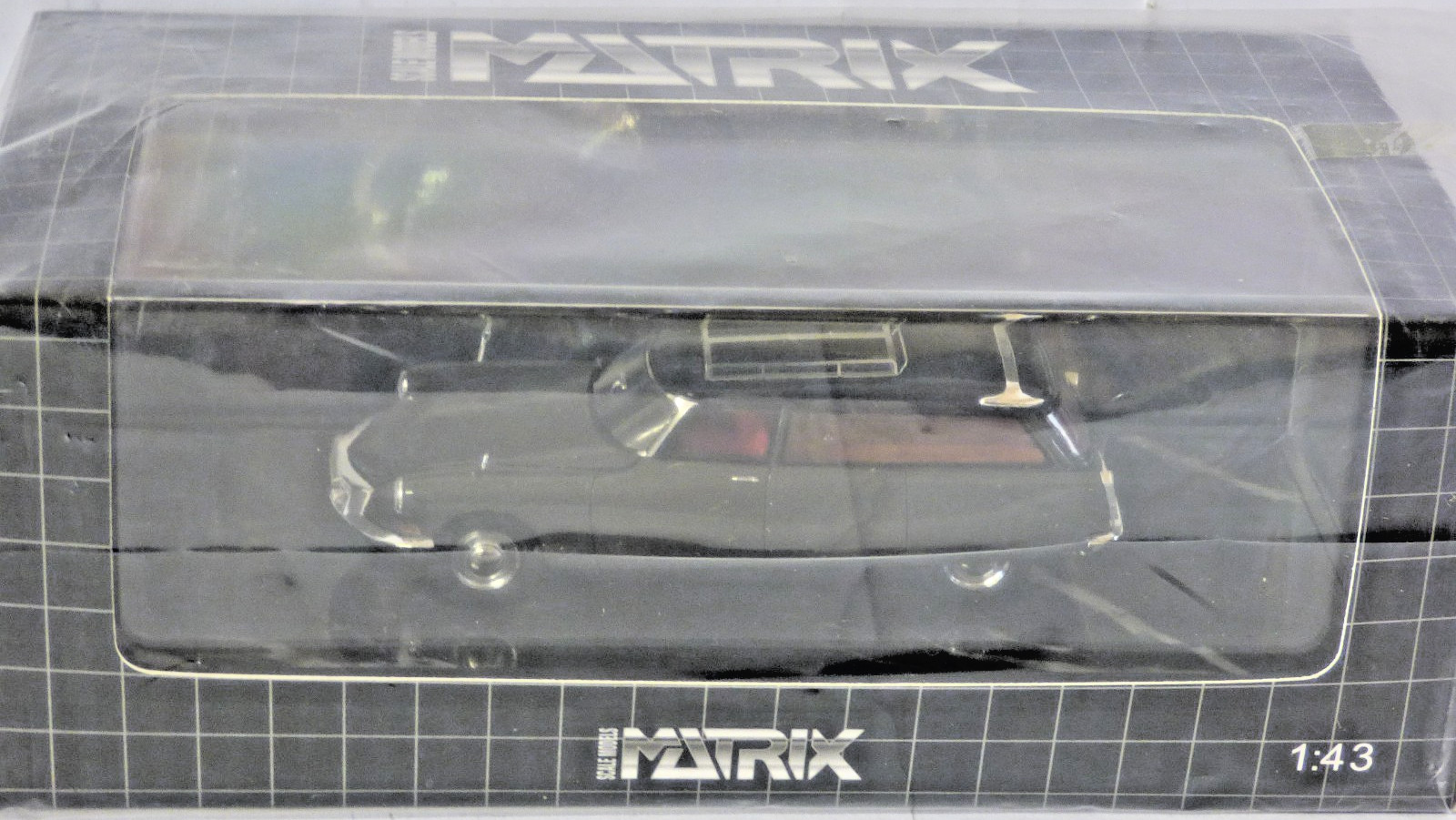 Matrix Citroen ID19 Cortege Slough Factory Hearse 1962  grey & black 1:43scale