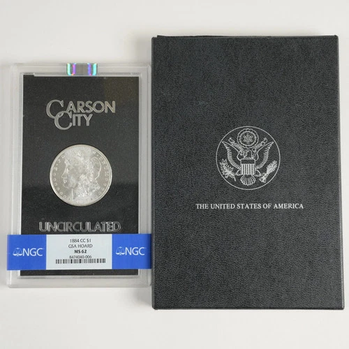 1884-CC GSA Morgan Dollar $1 MS62 NGC w/ Box no COA 31673
