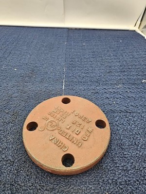 United Blind Flange 6 Inch Outer Diameter 4 Hole Mounting D12 WFD 23F01