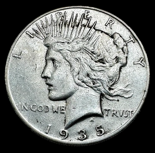 US 1935 S Peace Silver Dollar XF Better Date San Francisco