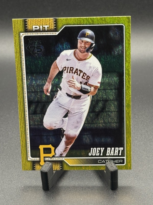2026 Topps Series 1 Baseball Joey Barts #207 Yellow Foil Parallel Card /399 MLB