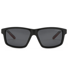 Carrera 8003 Sunglasses Gloss Black Frame Gray Lenses 57-17-143mm UV