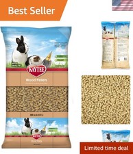 Odor-Control Wood Pellets Litter for Small Animals - 4.9L, 100 Natural, 8 lb