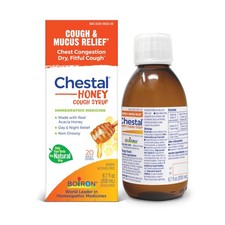 Boiron Chestal Honey Adult Cold and Cough Syrup for Nasal 6.7 Fl Oz, Clear
