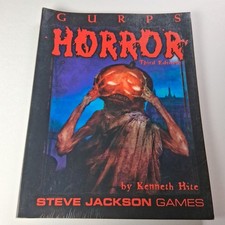 Gurps Horror Third Edition First Printing 2002 Steve Jackson Games 6004