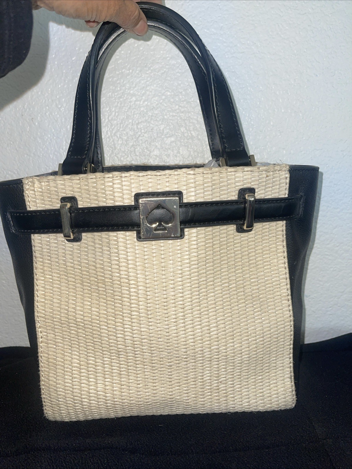 Kate Spade New York Houston Street Straw Tote Bag Purse