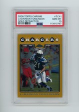 2008 Topps Chrome LaDainian Tomlinson #TC41 Gold Refractor /199 PSA 10 GEM MINT