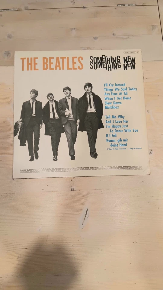 BEATLES VINYL LP ©69 GER "Something New" Compil. incl. KOMM, GIB MIR DEINE HAND - Bild 2 von 4
