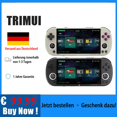 Neue beliebte Handheld-Spielekonsole 2026，5 Zoll， 5000 mAh，26 Emulatoren，WiFi/BT