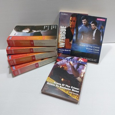 Mills and Boon Suspense Intrigue Book Lot Bundle x 7 Love Mystery Romance Novels
