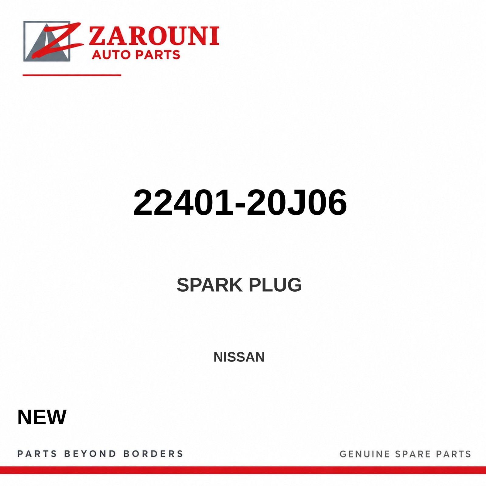 Genuine 1995-1998 Nissan 200SX Spark Plug 22401-20J06