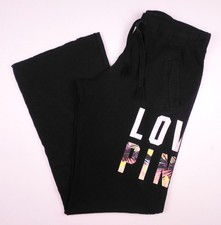 Victoria's Secret VS PINK Wide Leg Flare Boyfriend Sweat Pants Palm Logo XS