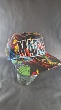 Marvel Comics Snapback Logo with Hero Collage Bill New