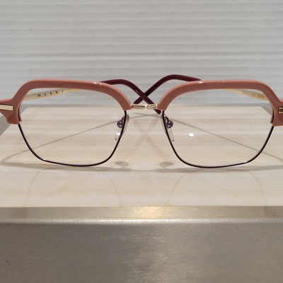 Marni ME 2111 Eyeglasses Col Rose 53 -17  NWOT  Made In Italy  Geometric W Case