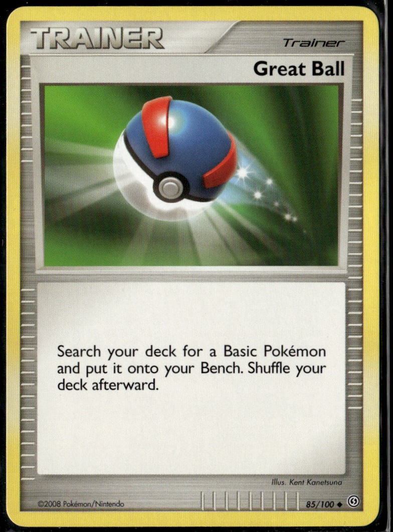 Great Ball 85/100 Uncommon Stormfront LP Pokemon Card