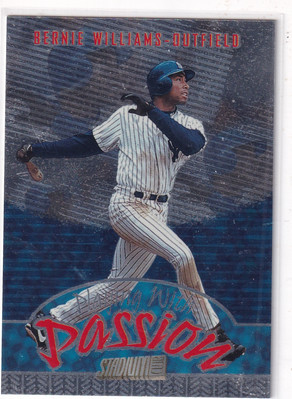 1998 Stadium Club #P1 Bernie Williams Playing with Passion