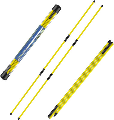 Golf Alignment Sticks, 2 Stück Klappbar Golfübungsstangen mit Durchsichtigem Auf