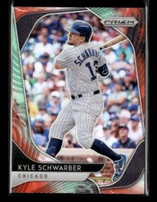 2020 Panini Prizm #242 Kyle Schwarber Cosmic Haze Prizm Chicago Cubs