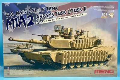 MENG 1/35 TS-026 U.S. Main Battle Tank M1A2 Abrams TUSK I/TUSK II SEP Brand New