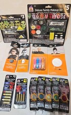 13 Pc Bulk Lot 20 Halloween Makeup Kits Hair Color Glitter Glow In The Dark