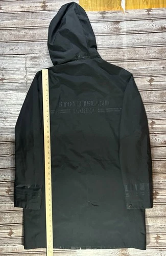 Stone Island Marina Tank Shield Jacket size M color Black hooded multi layer image 9