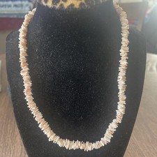 Vintage Puka Shell Necklace 18 Inches