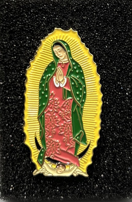 Virgin Mary Virgin De Guadalupe HAT PIN - 1.5 Inch