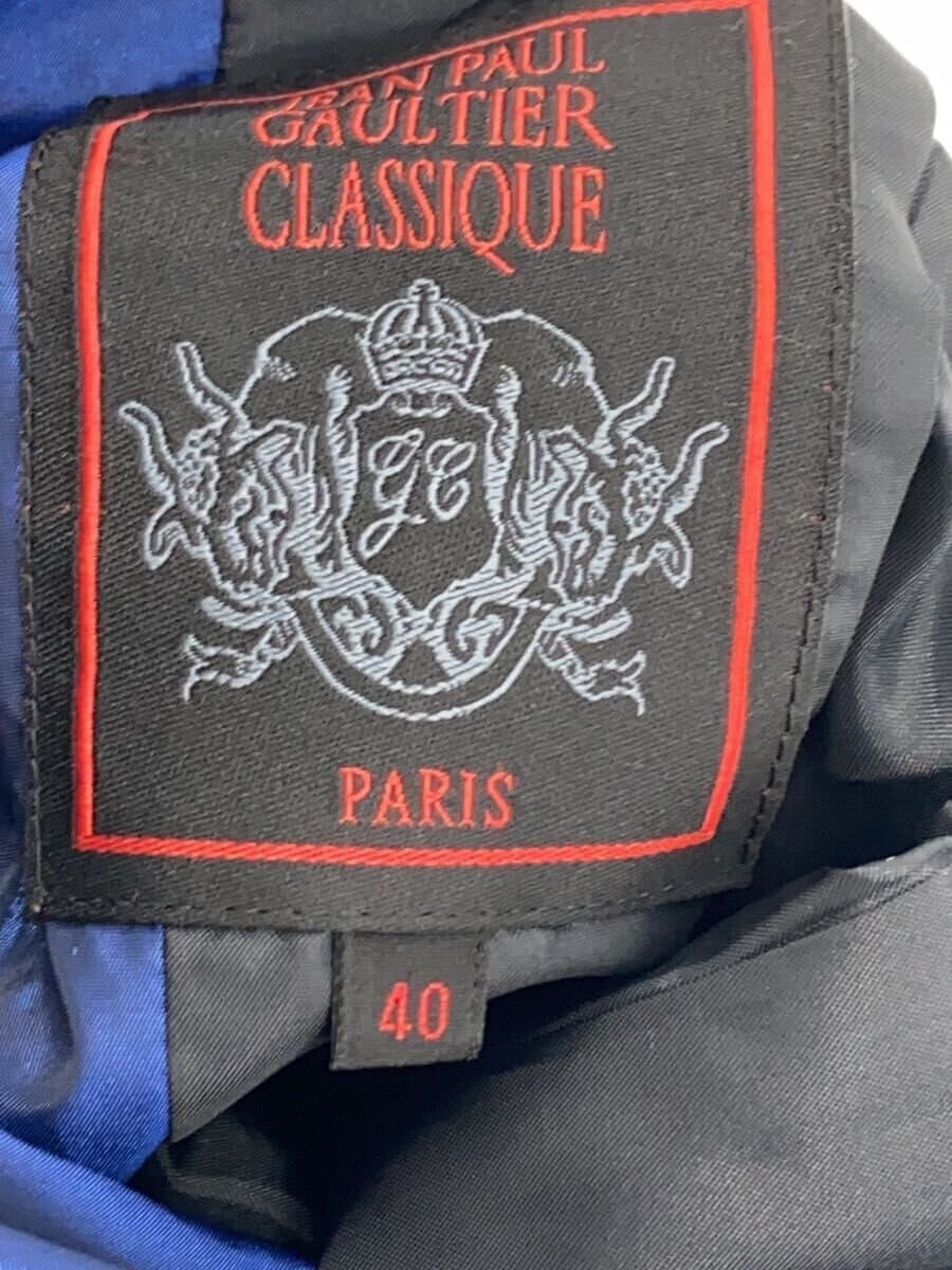 Jean Paul GAULTIER CLASSIQUE Super Long Coat blue 38 | eBay