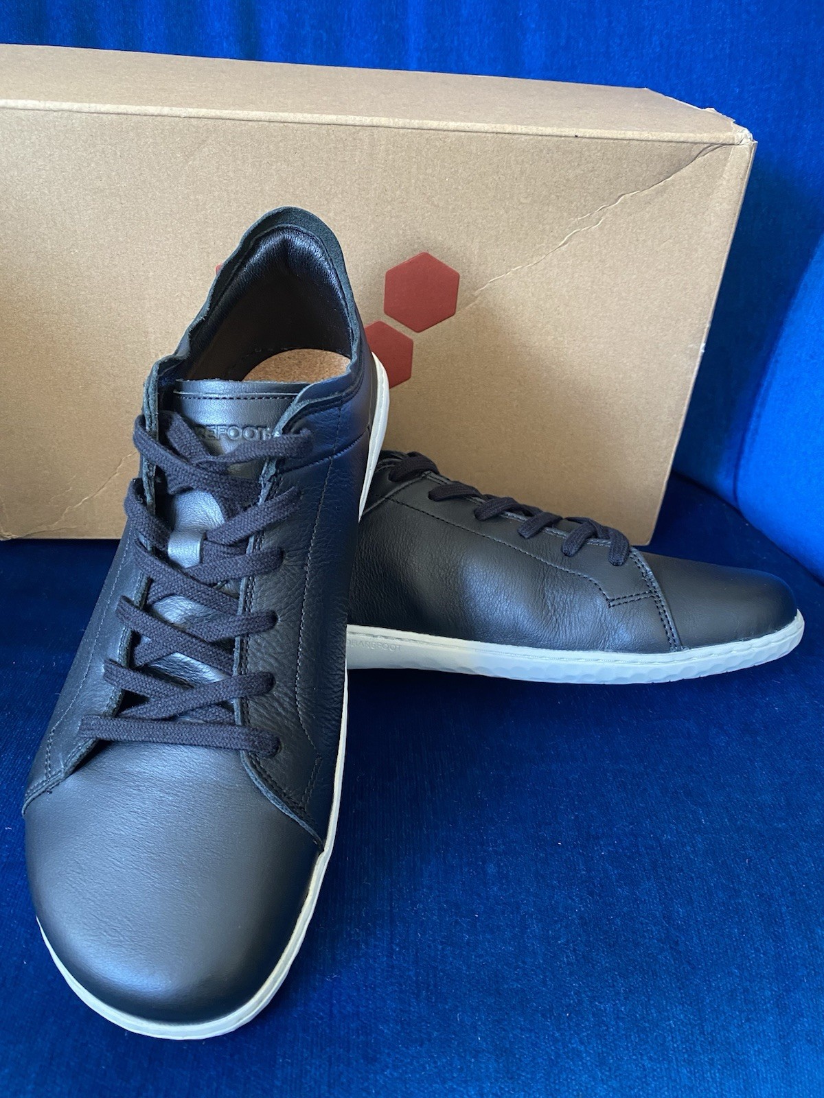 Vivobarefoot Geo Court III Leather Trainers UK 7, EU 41, Black image 7