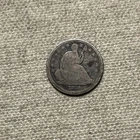 1839 No Drapery Seated Liberty Dime Choice Almost Good AG+ Coin