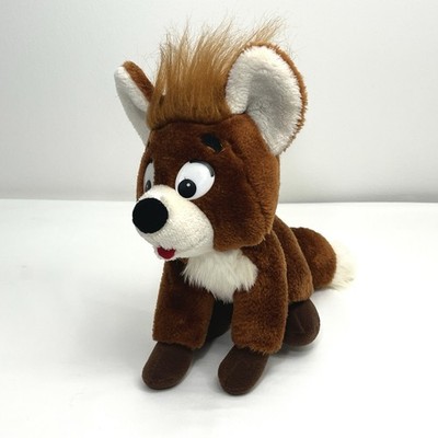 Disney Fox & Hound Tod Plush Nutshell Stuffed Animal 12  Knickerbocker Vintage