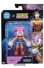 DC Sonic The Hedgehog 6cm Amy As Wonder Woman Action Figure