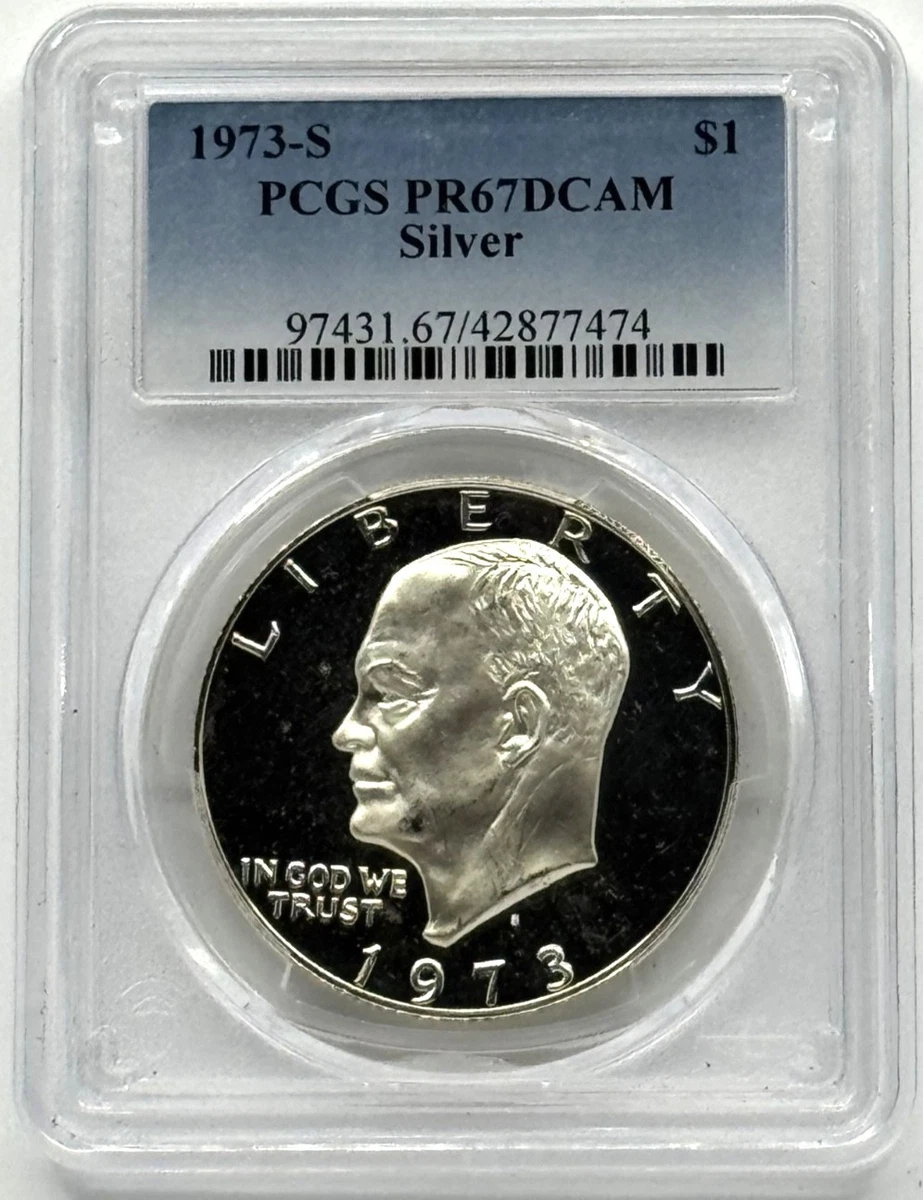 Silver Proof 1973 Eisenhower Dollars (1971-1978) for sale | eBay