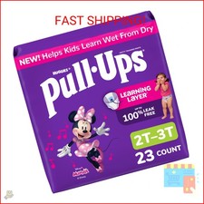 Pull-Ups Girls' Potty Training Pants, Size 2T-3T Training Underwear 16-34 lbs ,