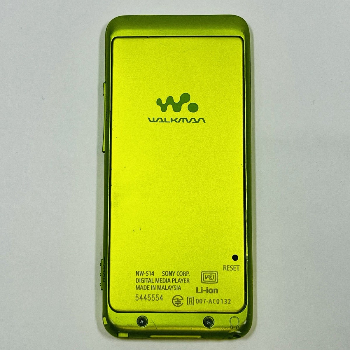 Sony Walkman NW-S14 8GB MP3 Digital Player Metallic Lime Green