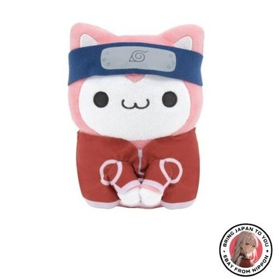 Bandai Namco Nui NARUTO Chibi Plush Toy x MEGA CAT PROJECT Nyarult! Sakura