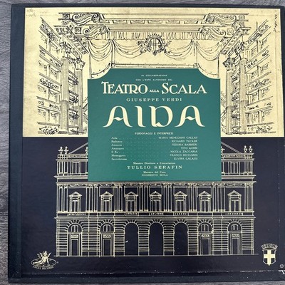Teatro alla Scala Giuseppe Verdi Aida Angel Records 3525 C 33pm 12  Vinyl Record