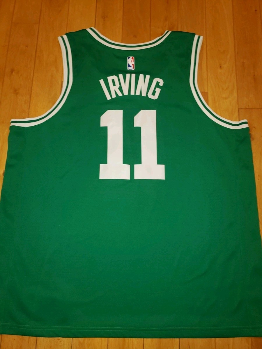 New Nike KYRIE IRVING Green BOSTON CELTICS Mens NBA Team Swingman