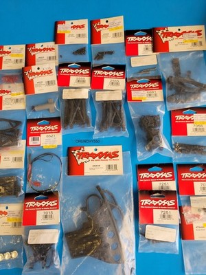 Traxxas Slash 1/16 1/10 Rally Parts Lot (21) Pc Bumper 5835 7251 2555 7335 RC