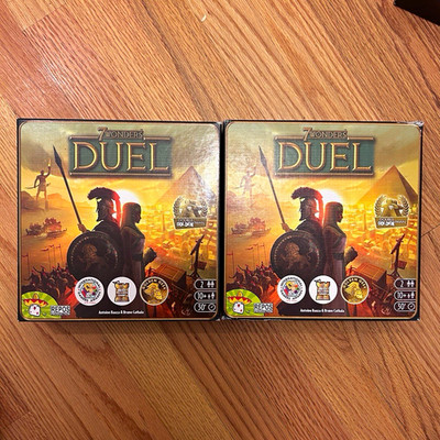 Repos Production 7 Wonders Duel Strategy Board 2-Player bundle  (2 boxes)