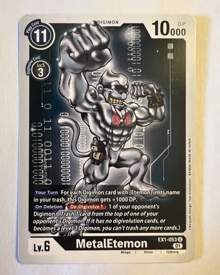 MetalEtemon EX1-053 U Digimon CCG | Classic Collection Near Mint Card