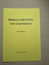 Miracle Methods for Confidence by David Savage Finbarr Occult Magick