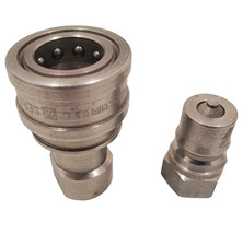 HANSEN COUPLING DIV. SERIES LL4-HK QUICK COUPLING SET- 1/2" NPT - NEW