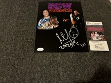 Mikey Whipwreck Signed 8x10 Photo Jsa Coa Ecw Autograph Ecw Champion
