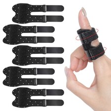 5 PCS Breathable Trigger Finger Splint, Adjustable Finger Brace, Thumb Brace ...