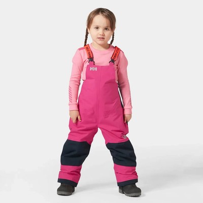 Helly Hansen Pink Kids  Rider 2.0 Insulated Ski Bib - Size 12 - Dragon Fruit-181