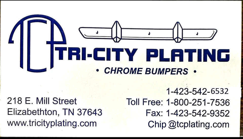 1963 1964 1965 DODGE DART REAR BUMPER *FRESH CHROME* - Image 4 of 4