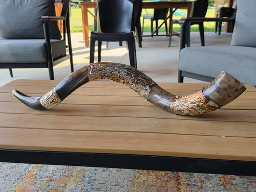Jerusalem Ceremonial Kudu Horn 28"