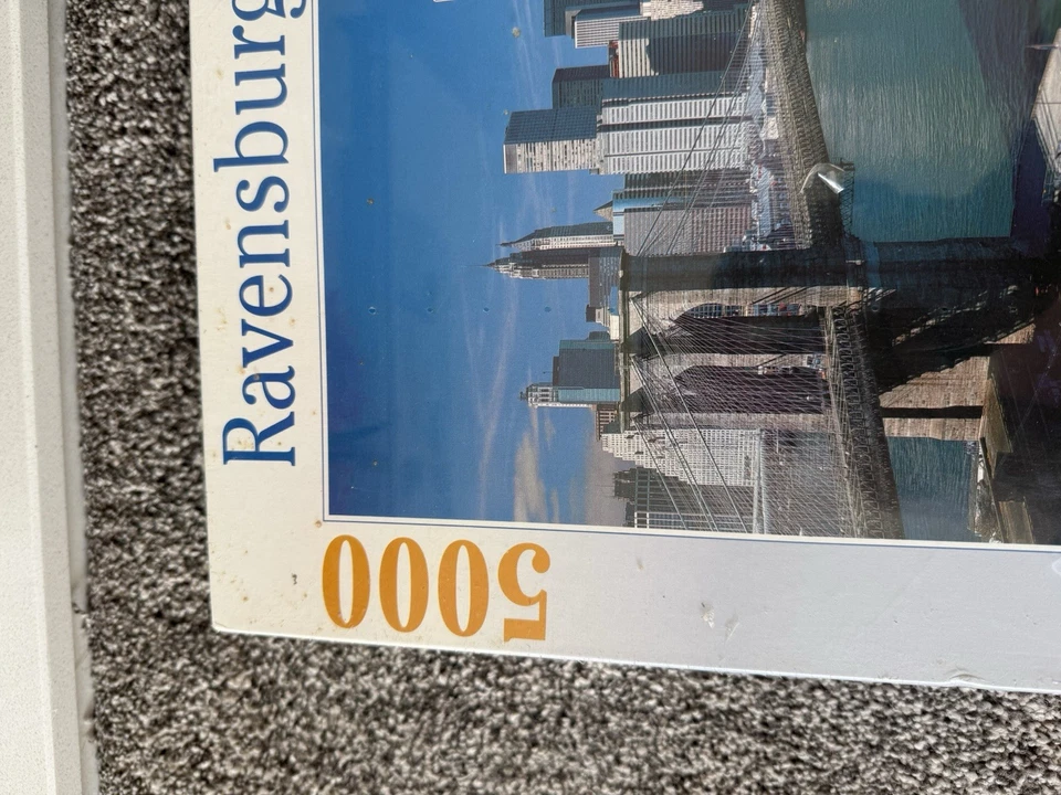 Vintage 1992 New York City Ravensburger 5000 Piece Puzzle Jigsaw Twin Towers - Image 3 of 4